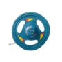 Blue wheel shaped squeaky toy for dogs, Hartz SKU 3270000766