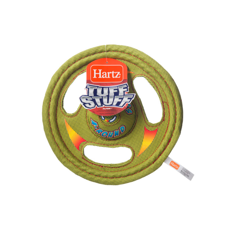 hartz tuff stuff flyer dog toy