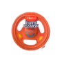 Orange wheel shaped squeaky toy for dogs, Hartz SKU 3270000766