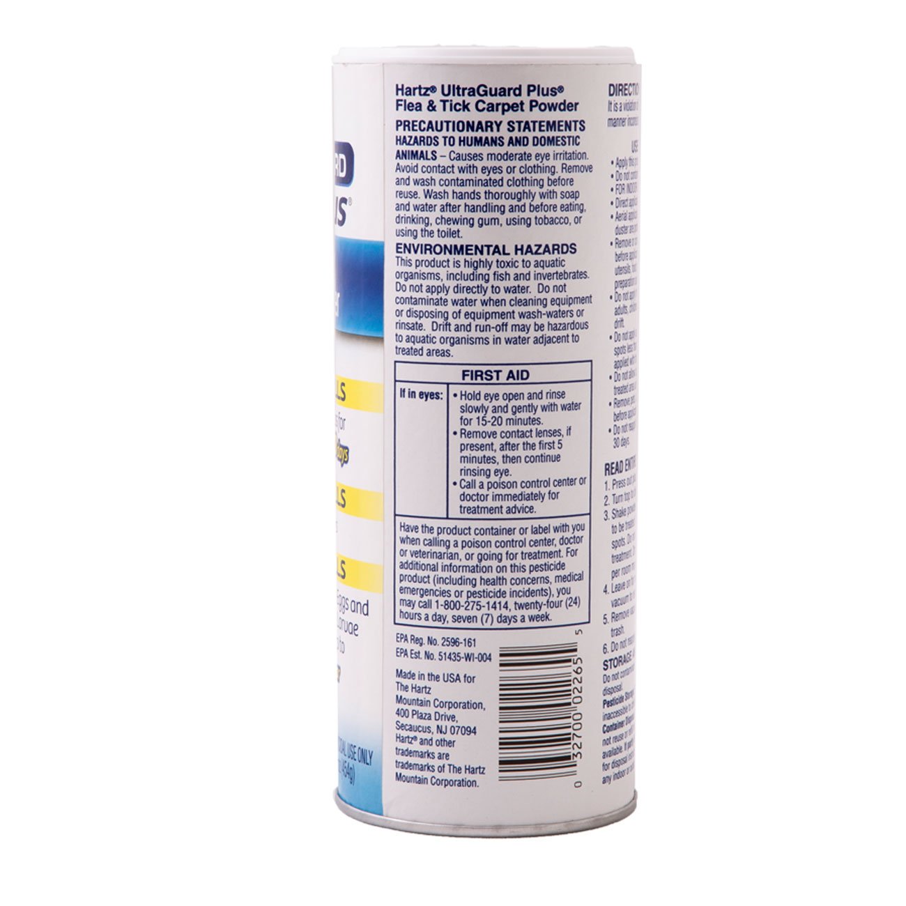 Hartz Ultraguard Plus Flea Tick Carpet Powder Hartz