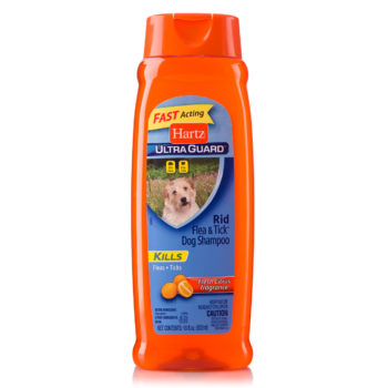 Citrus scented shampoo that kills fleas and ticks on dogs, Hartz SKU# 3270002299
