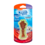 Green bone shaped dental treat for dogs. Hartz SKU# 3270002413