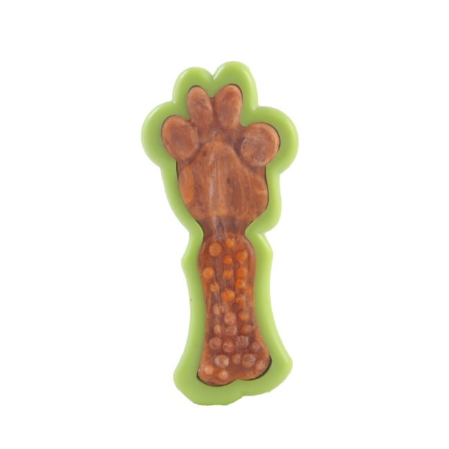 Green rimmed dental treat for dogs, Hartz SKU 3270002413