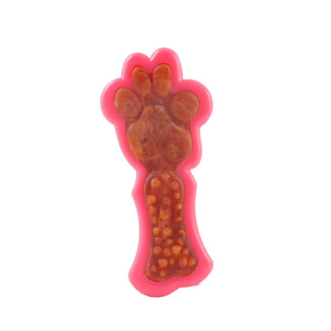 Pink rimmed dental treat for dogs, Hartz SKU 3270002413