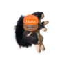 Squeaky dog toy in the shape of a plush squirrel, Hartz SKU 3270004349