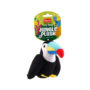 Squeaky dog toy in the shape of a plush toucan, Hartz SKU 3270004353