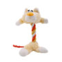 Rope dog toy in the shape of a plush yellow cat, Hartz SKU 3270004354