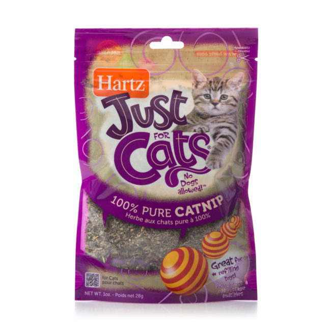 1 ounce of pure catnip lasting for 10-20 minutes, Hartz SKU 3270005231