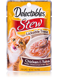 Delectables Lickable Treat Stew - Chicken & Tuna