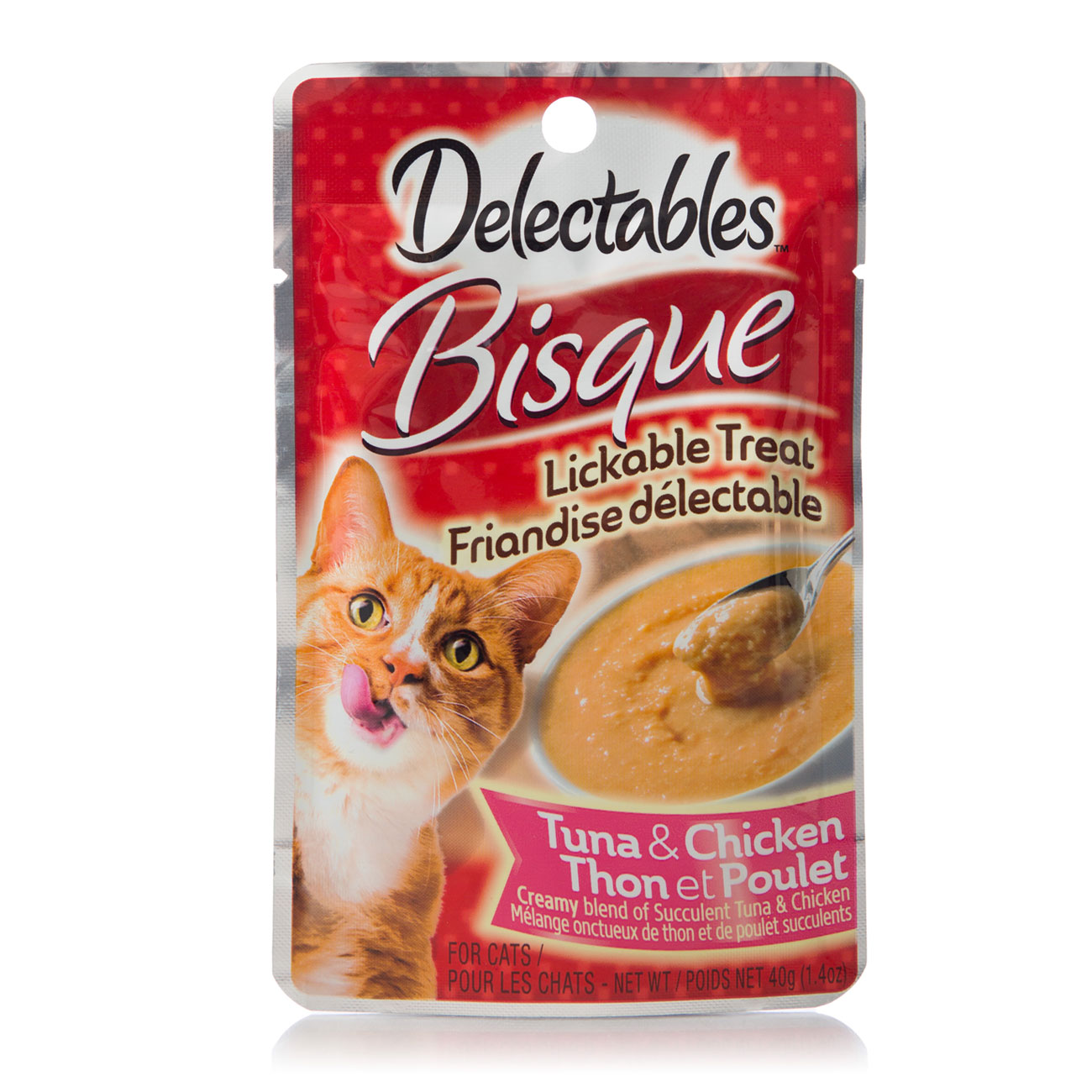 Delectables™ Lickable Treat Bisque Tuna & Chicken Hartz