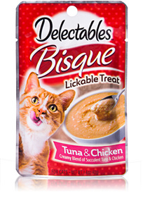 Delectables Lickable Treat – Bisque - Tuna and Chicken