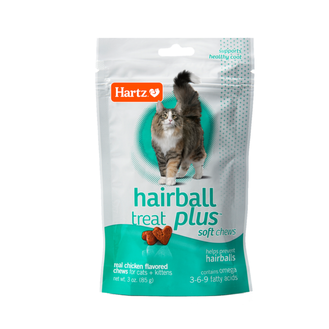 Hartz hairball remedy for cats. Helps prevent hairballs.