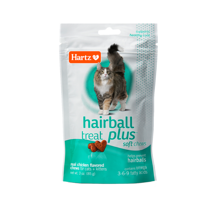 Hartz hairball remedy for cats. Helps prevent hairballs.