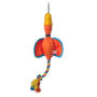 Durable orange duck toy for dogs, nylon made, Hartz SKU 3270011577