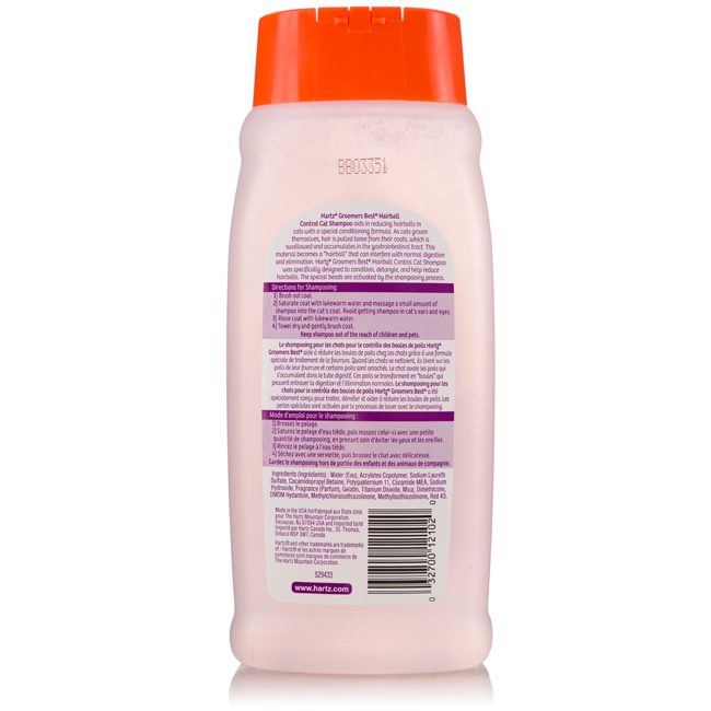 Hartz® GROOMER’S BEST® Hairball Control Shampoo for Cats Hartz