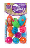 A variety of colorful small toys for cats, Hartz SKU 3270012623