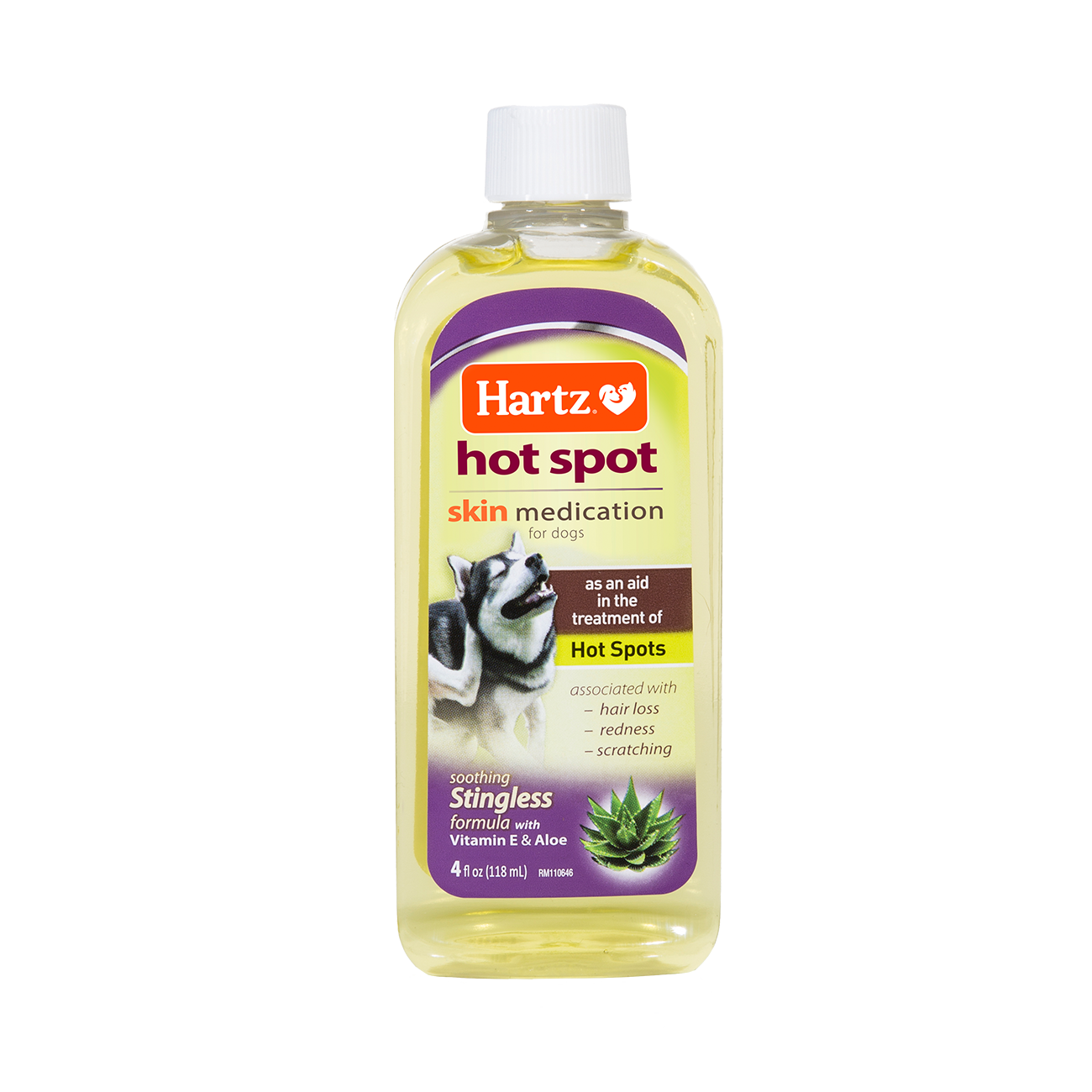 Natural hot spot treatment for shop dogs