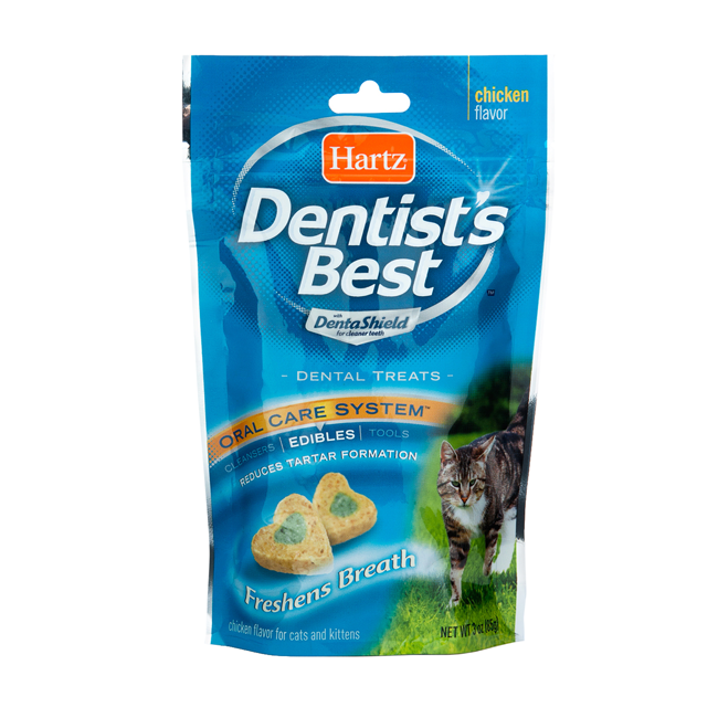 Hartz Dentist’s Best® with DentaShield® Dental Treats for Cats Hartz