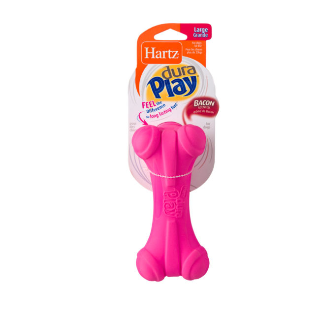 Lightweight pink foam chew toy for large dogs, Hartz SKU 3270014609