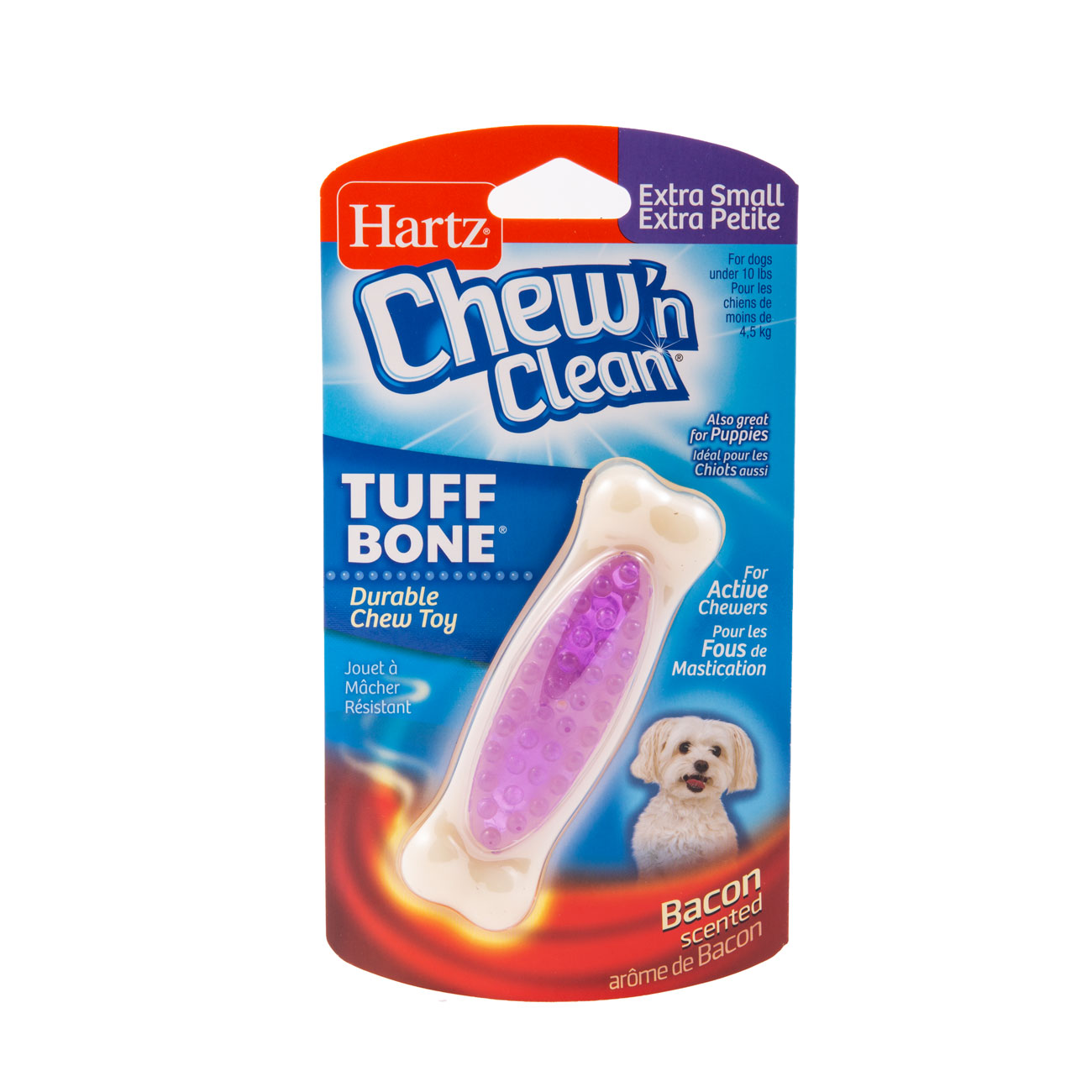 An extra tiny purple dental treat for petite dogs, Hartz SKU 3270014777
