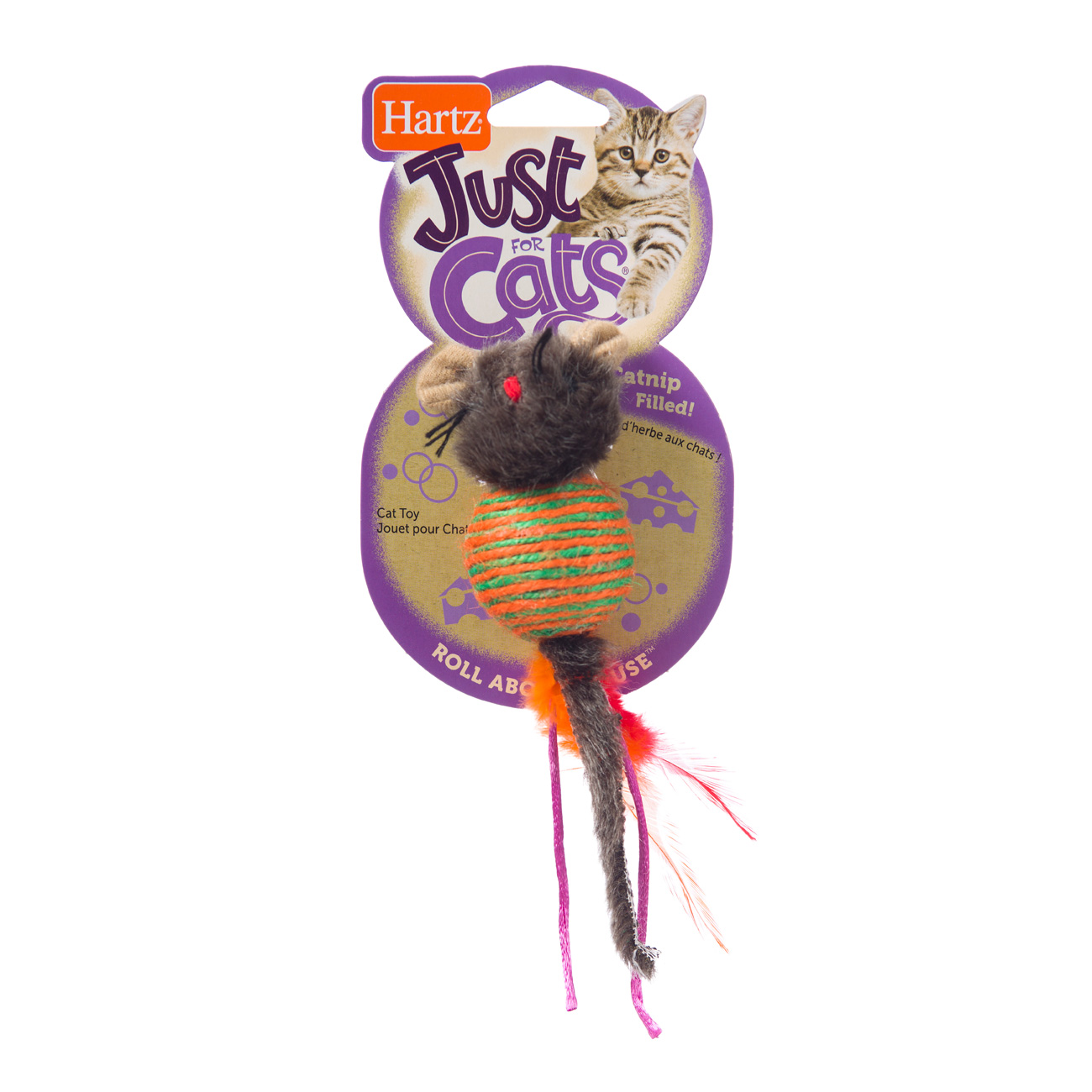 Hartz Just For Cats Roll About Mouse Cat Toy Hartz