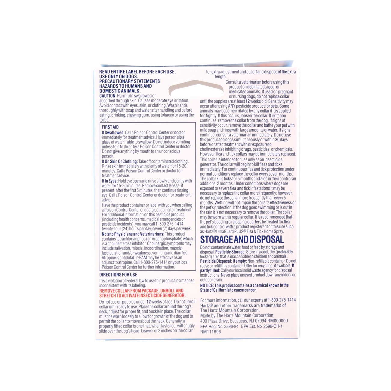 Hartz Ultraguard Flea Tick Collar For Puppies Hartz