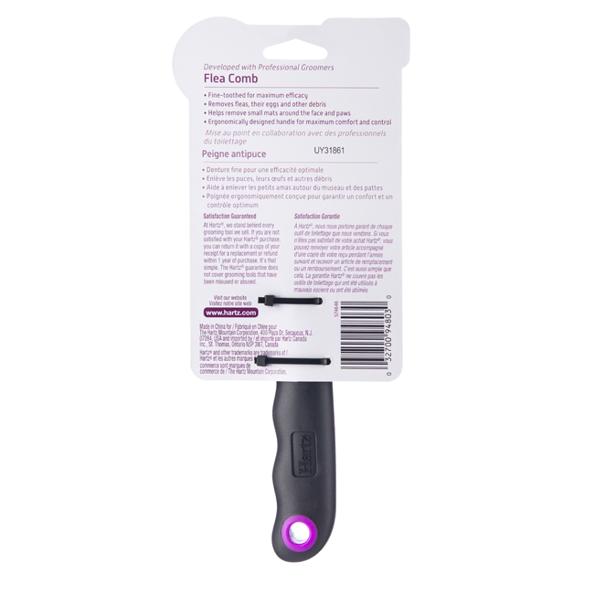 Hartz GROOMER S BEST Flea Comb for Cats and Dogs Hartz