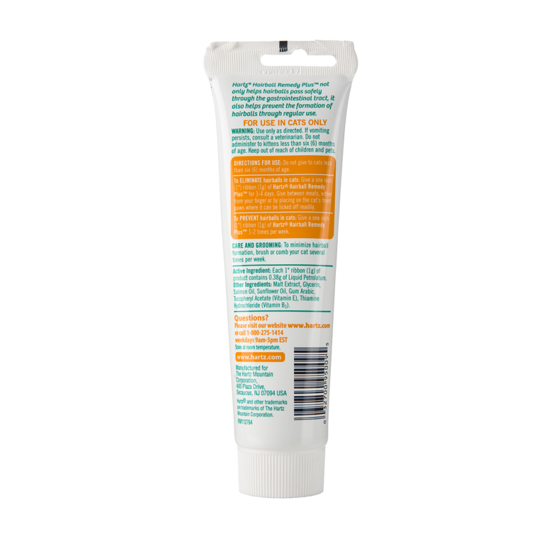 Hartz® Hairball Remedy Plus™ for Cats & Kittens Paste Hartz