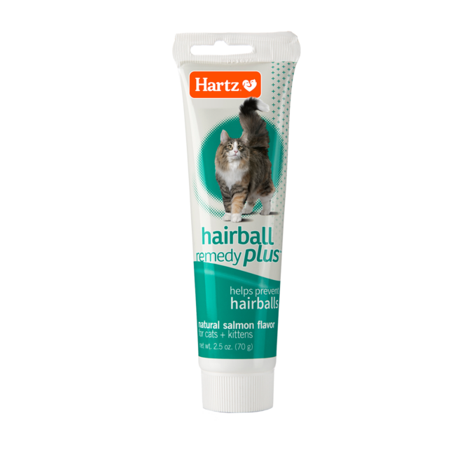 Hartz hairball remedy for cats is a cat care paste.
