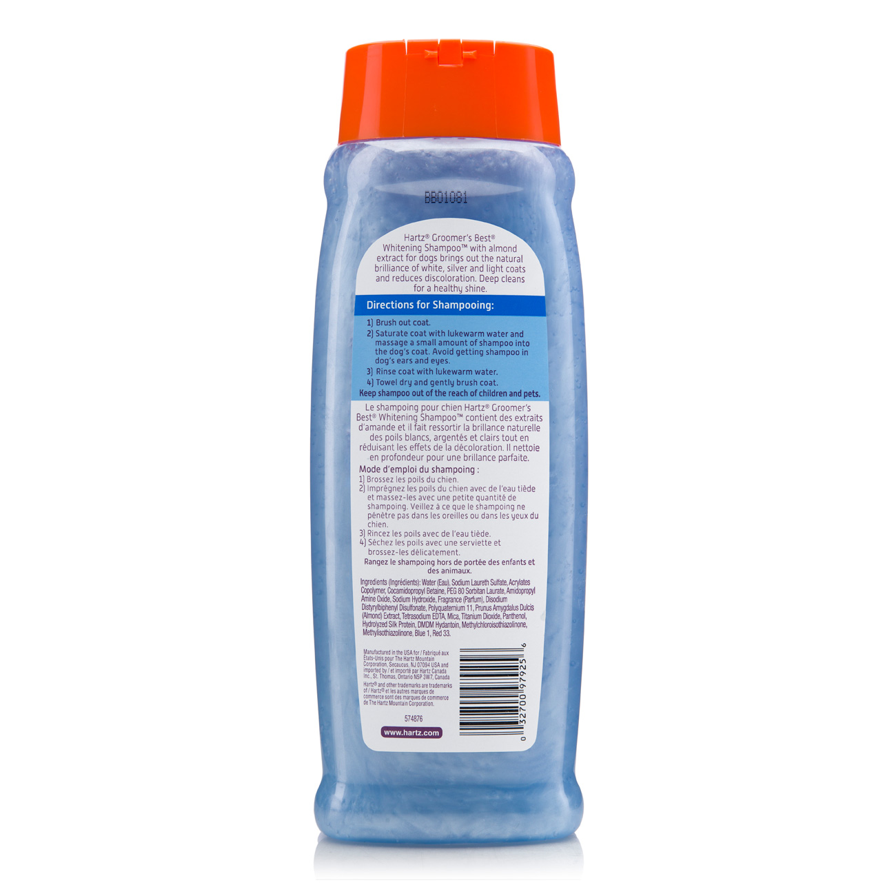 Hartz® GROOMER'S BEST® Whitening Shampoo for Dogs Hartz