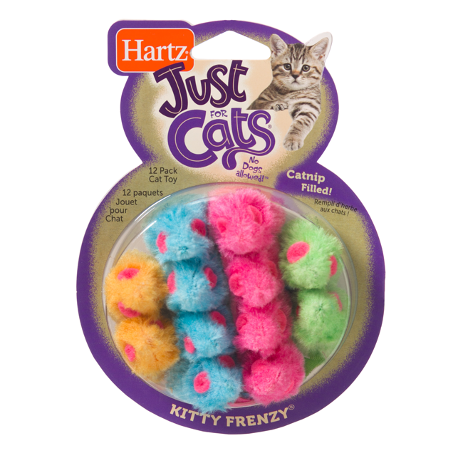 hartz pom pom cat toy