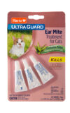 Hartz Ultraguard Ear Mite Treatment for cats. Ear mite treatment with aloe to soothe irritated skin. Hartz SKU# 3270098199
