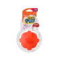 Soft orange latex ball chew toy for dogs, Hartz SKU# 3270099393