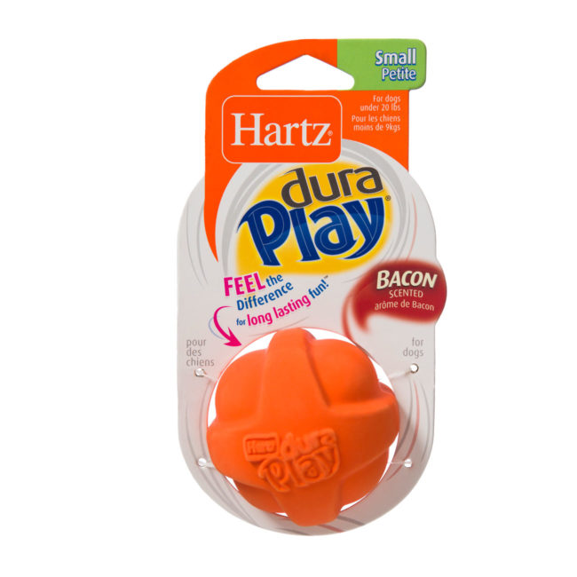 Soft orange latex toy for small dogs, Hartz SKU 3270099394