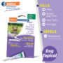 Hartz UltraGuard Plus flea and tick prevention for dogs repels mosquitoes for 30 days.