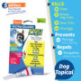 Hartz UltraGuard Pro flea and tick drops. repels mosquitoes. prevents flea eggs.