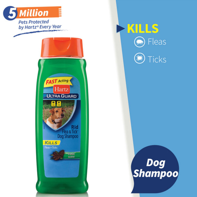 Rid Flea fresh scent flea and tick shampoo for dogs