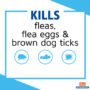 flea & tick home spray kills fleas in house.