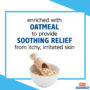 Enriched oatmeal shampoo for dogs. Provides soothing relief for itchy skin.