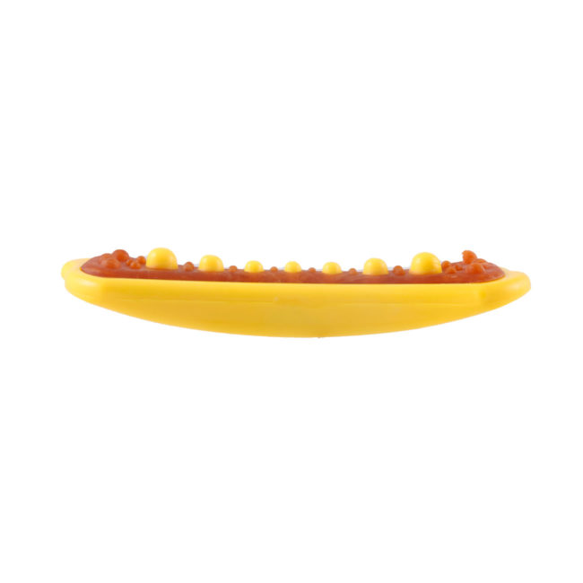 Durable dental chew toy for dogs, with yellow nylon, Hartz SKU 3270005416