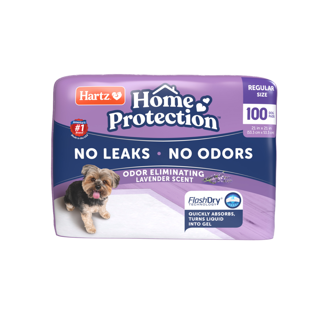 Hartz® Home Protection™ Odor Eliminating Dog Pads 100 Count Lavender