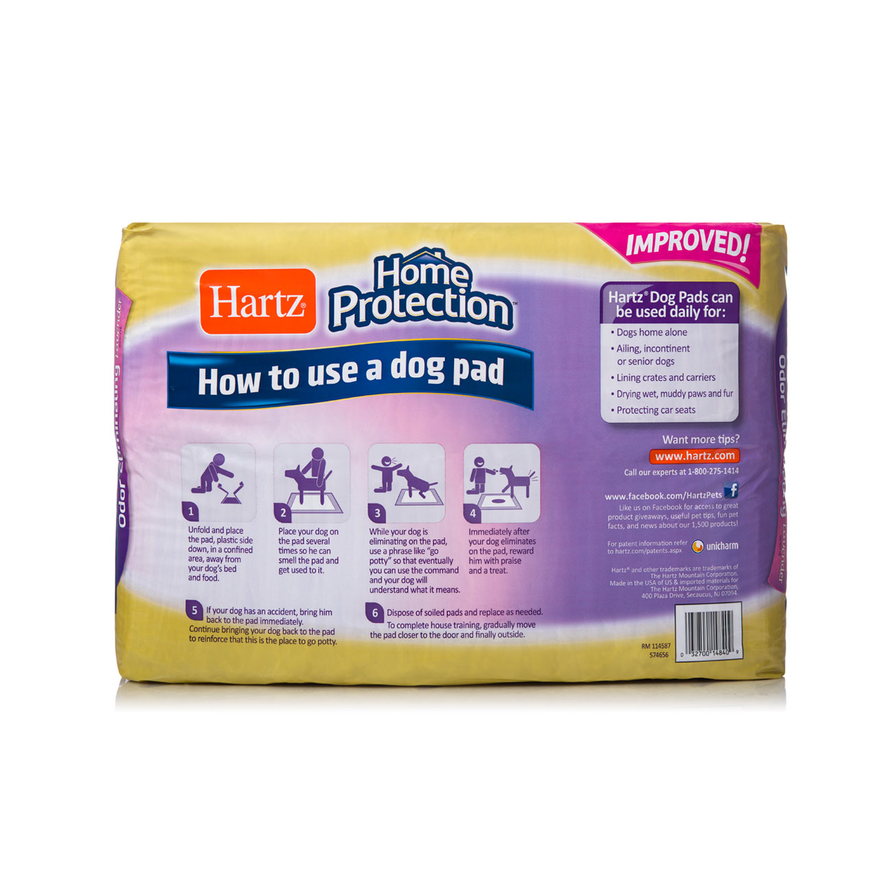 Hartz® Home Protection™ Odor Eliminating Dog Pads 100 Count Lavender