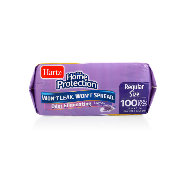 Hartz® Home Protection™ Odor Eliminating Dog Pads 100 Count Lavender