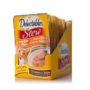 Hartz delectables lickable treat stew senior 15+ with chicken and tuna. Front of carton.