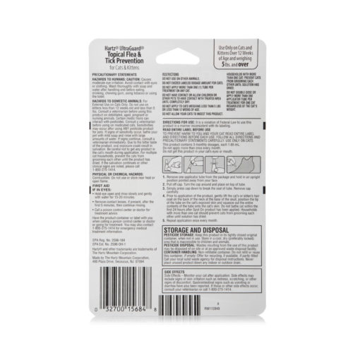 Hartz® UltraGuard® Topical Flea and Tick Prevention for Cats Hartz