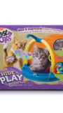 Play tent with track ball and feather toy for cats, Hartz SKU 3270002270
