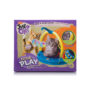 Play tent with track ball and feather toy for cats, Hartz SKU 3270002270