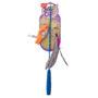 33 inch long fishing pole and orange fish toy for cats, Hartz SKU 3270015379