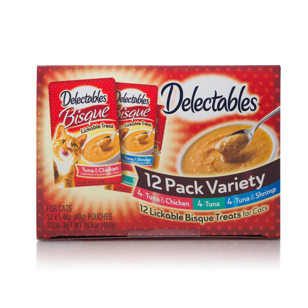 Delectables™ Lickable Treat Bisque Variety 12 Pack Hartz