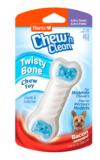 Bacon scented twisty chew toy for extra small dogs. Hartz SKU# 3270015686.